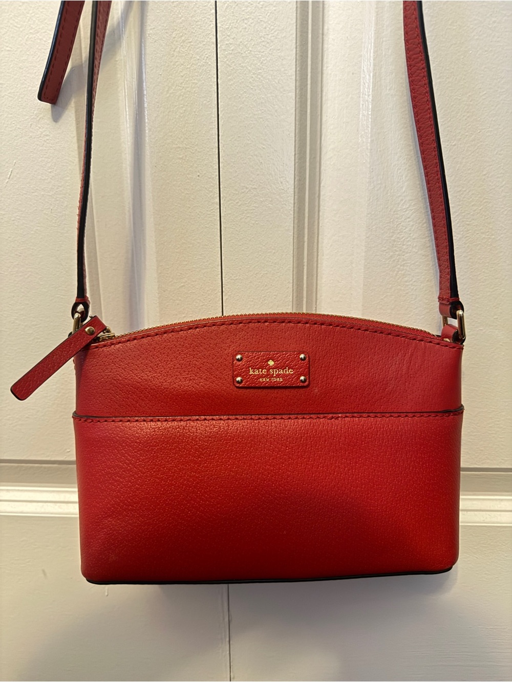 Kate Spade Red Leather Crossbody